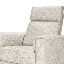 M17186MADB,Namesake,Willa Plus Power Glider Recliner w/ Power Headrest in Mallow in Ash w/ Dark Wood Base