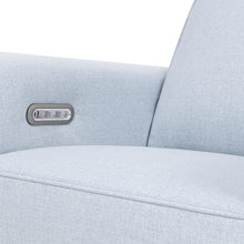 M17186PCET,Namesake,Willa Plus Power Glider Recliner w/ Power Headrest in Performance Chambray Eco-Twill