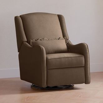 M27787PTEB,Devon Recliner and Swivel Glider in Performance Truffle Eco-Basketweave