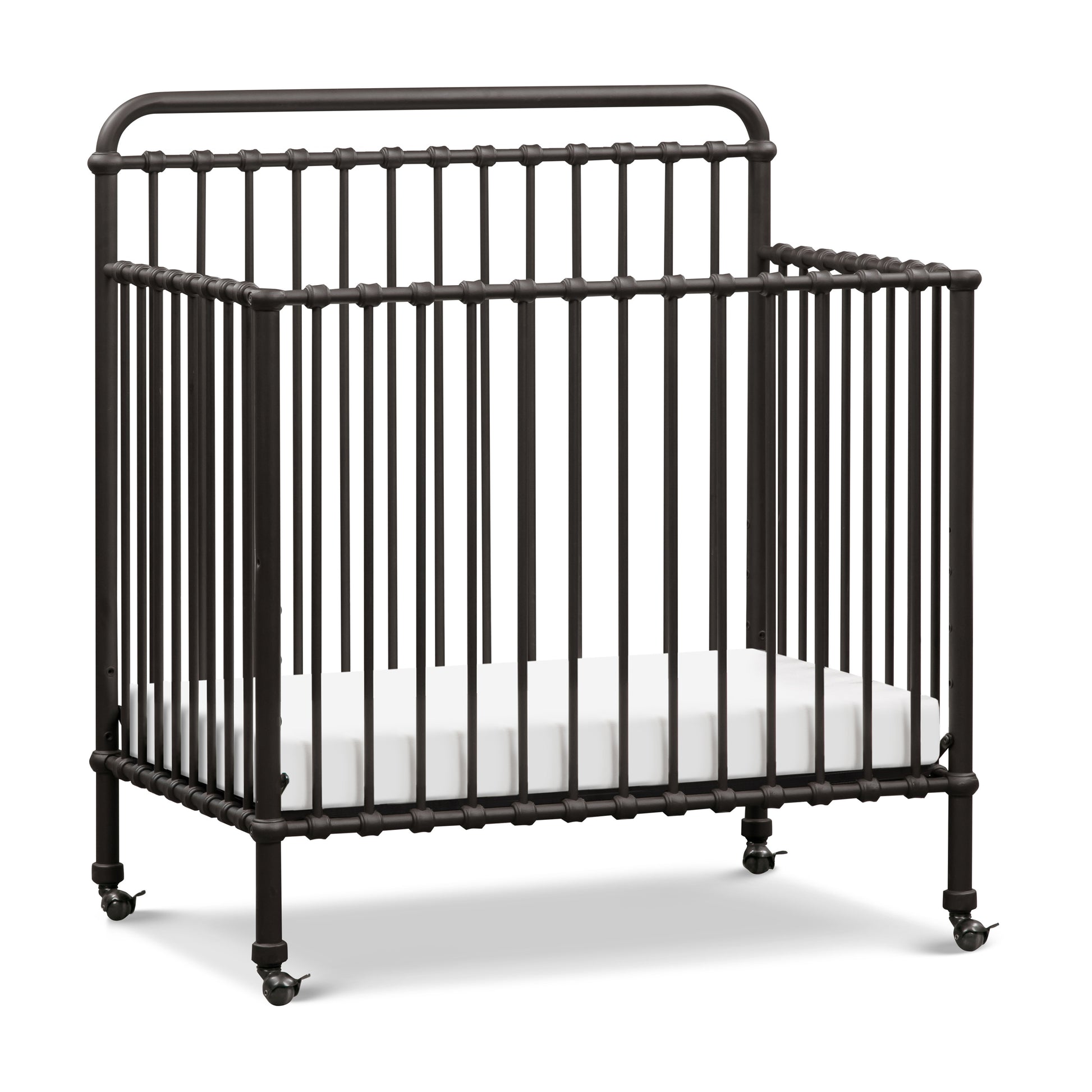 M15398UR,Namesake,Winston 4-in-1 Convertible Mini Crib in Vintage Iron