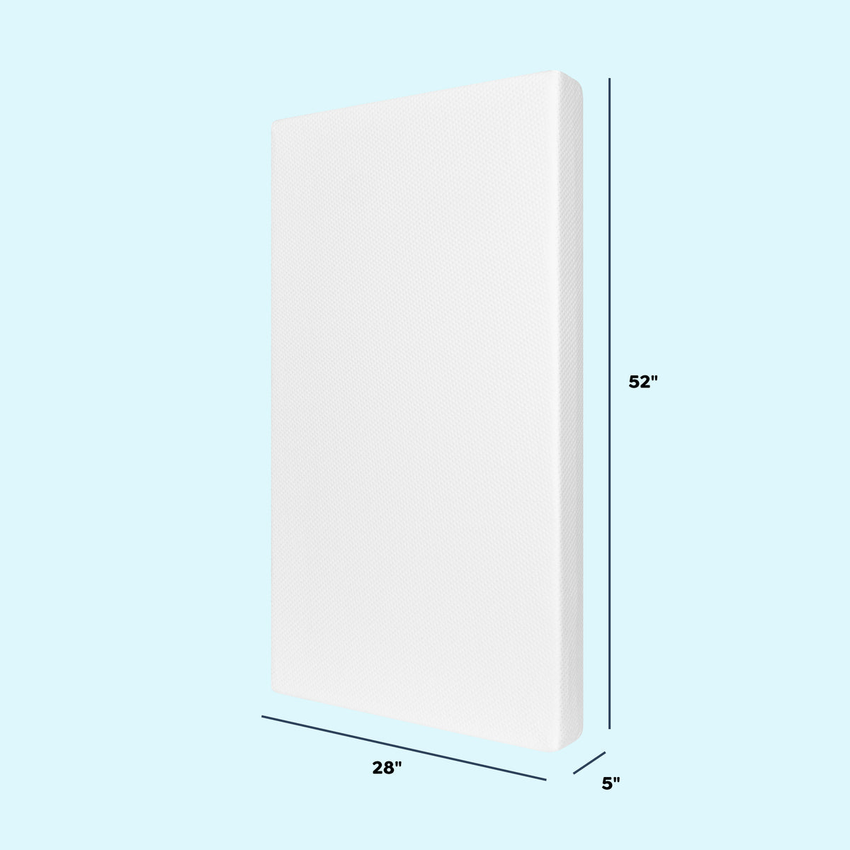 Comfort Crib Mattress - dimensions