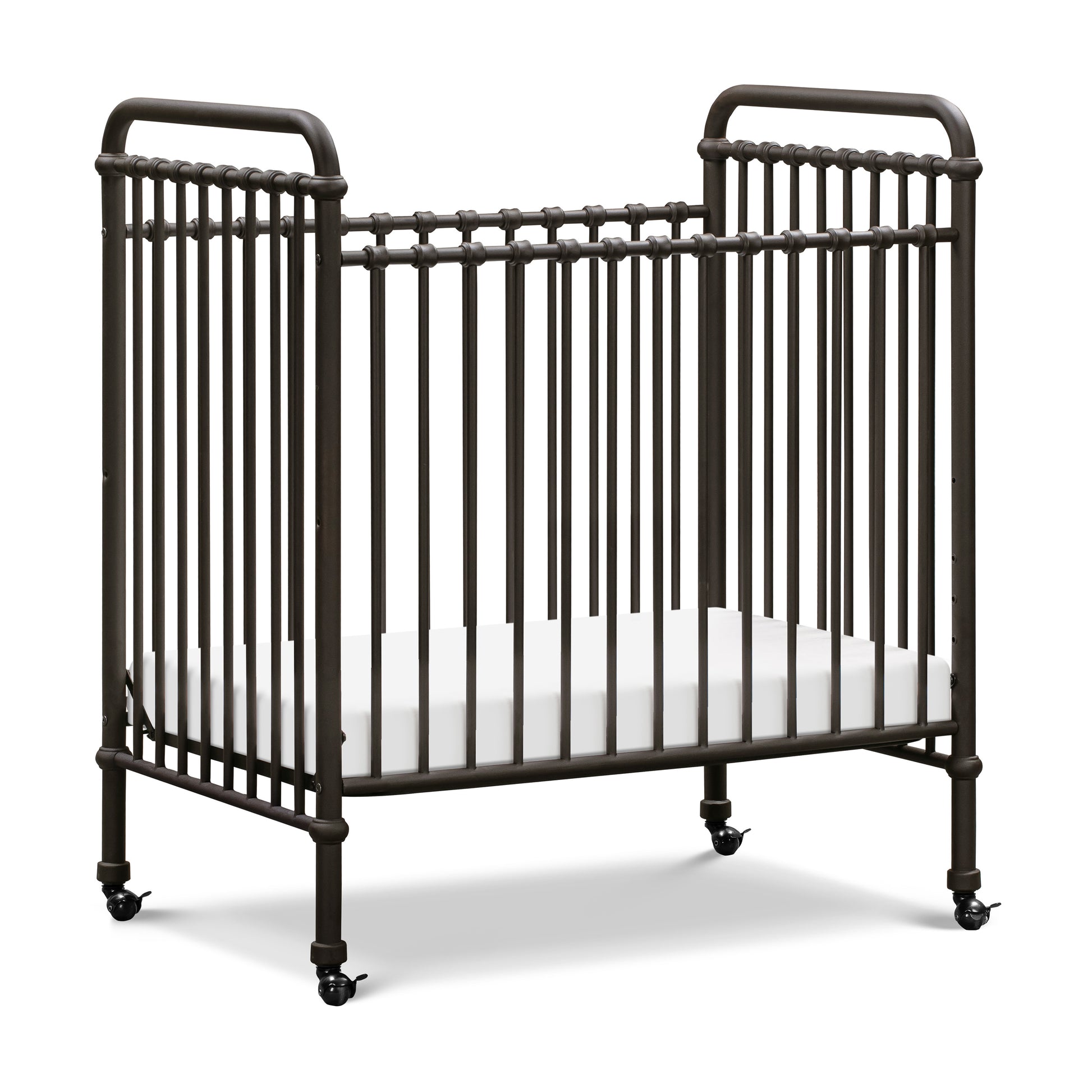 M15598UR,Namesake,Abigail 3-in-1 Convertible Mini Crib in Vintage Iron