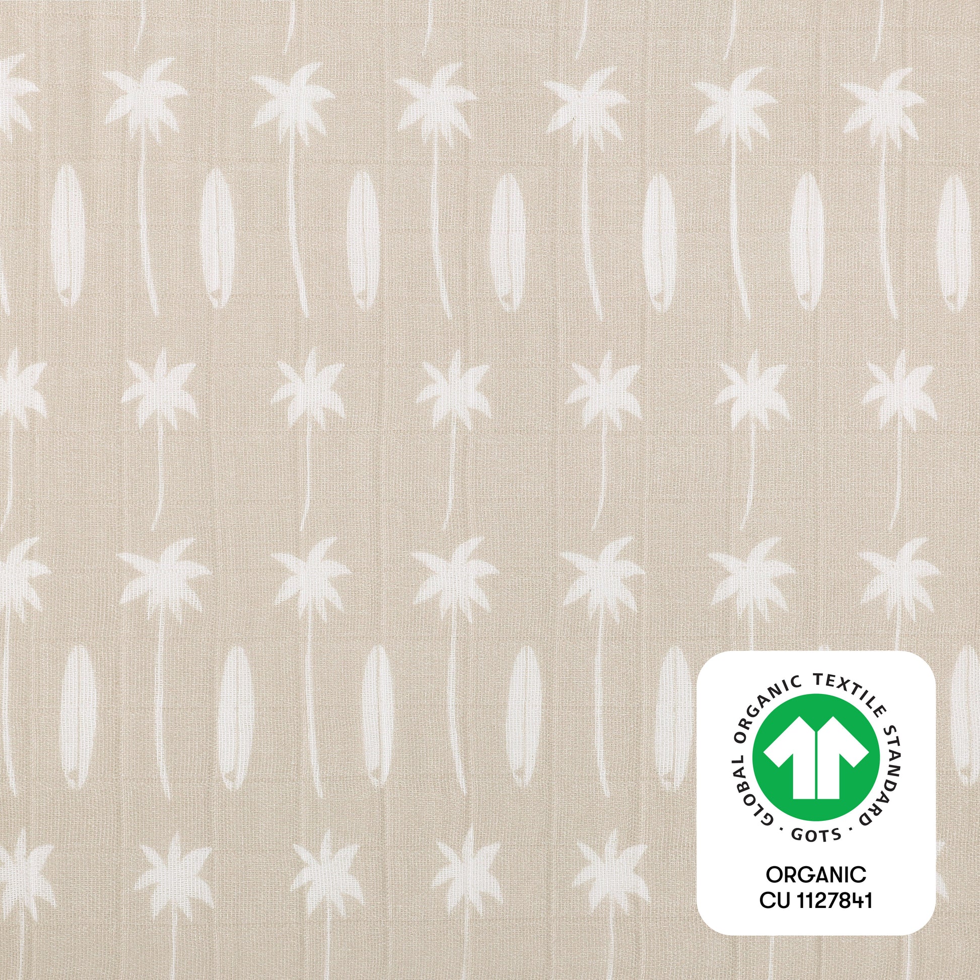 T27035,Babyletto,Beach Bum Muslin Crib Sheet in GOTS Certified Organic Cotton