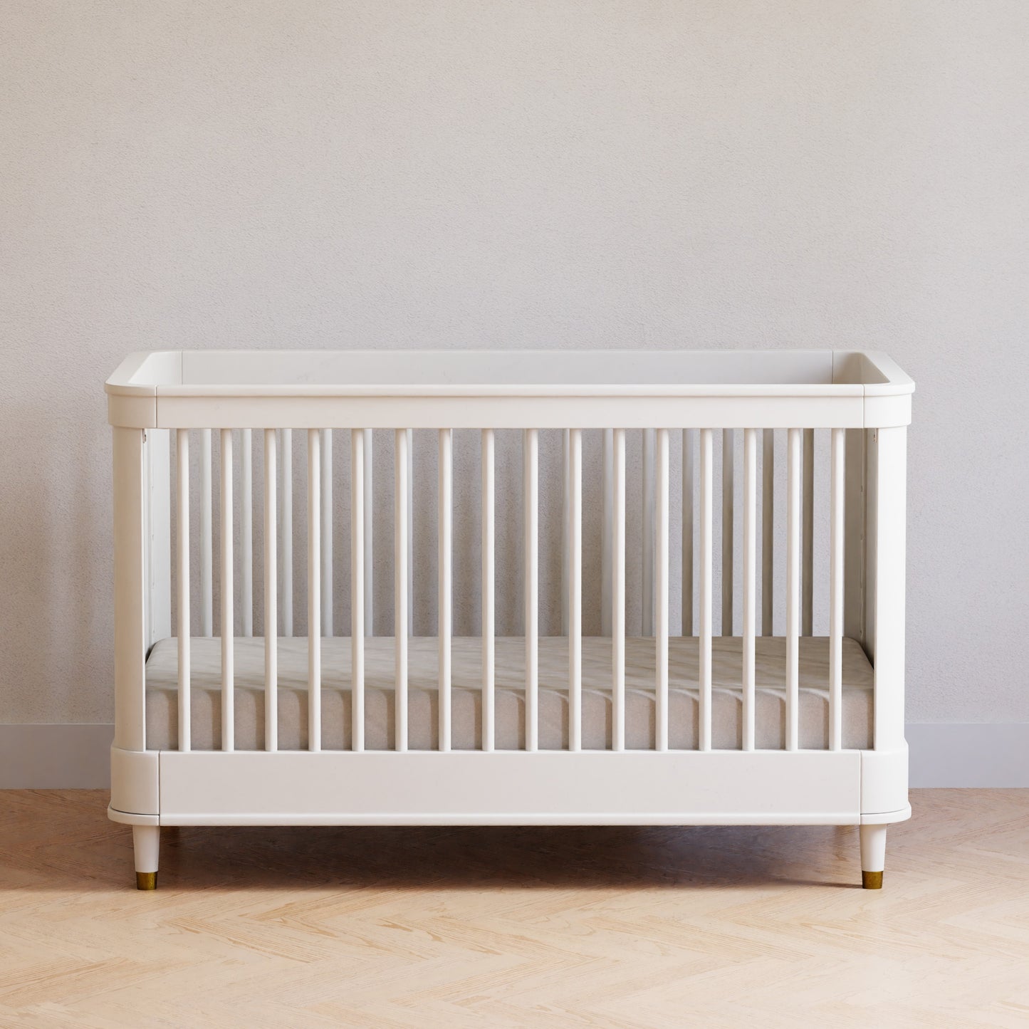 B14301RW,Namesake,Tanner 3-in-1 Convertible Crib in Warm White