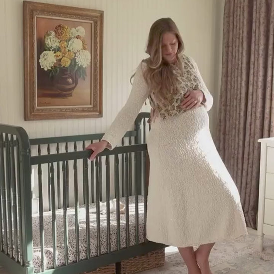 M17186PBEW,Namesake,Willa Plus Power Glider Recliner w/ Power Headrest in Performance Beach Eco-Weave