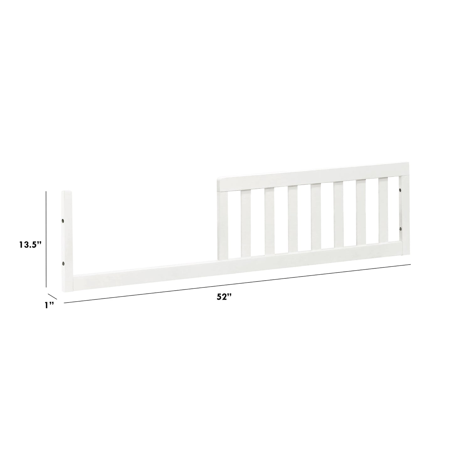 M10799RW,The MDB Family,Toddler Bed Conversion Kit for Emma in Warm White