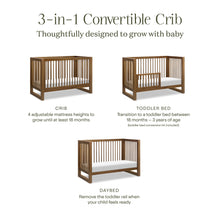 M23301NL,Namesake,Nantucket 3-in-1 Convertible Crib w/Toddler Bed Conversion Kit in Natural Walnut