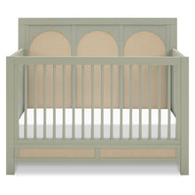 M24801FSPSEW,Namesake,Eloise 4-in-1 Convertible Crib in French Sage and Performance Sand Eco-Weave