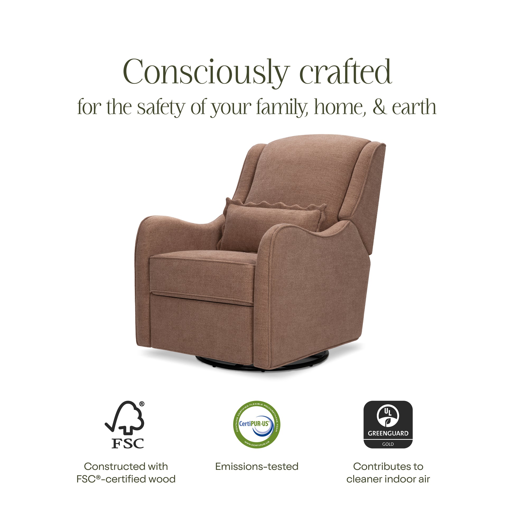 M27787PREB,Namesake,Devon Recliner and Swivel Glider in Performance Dusty Rose Eco-Basketweave