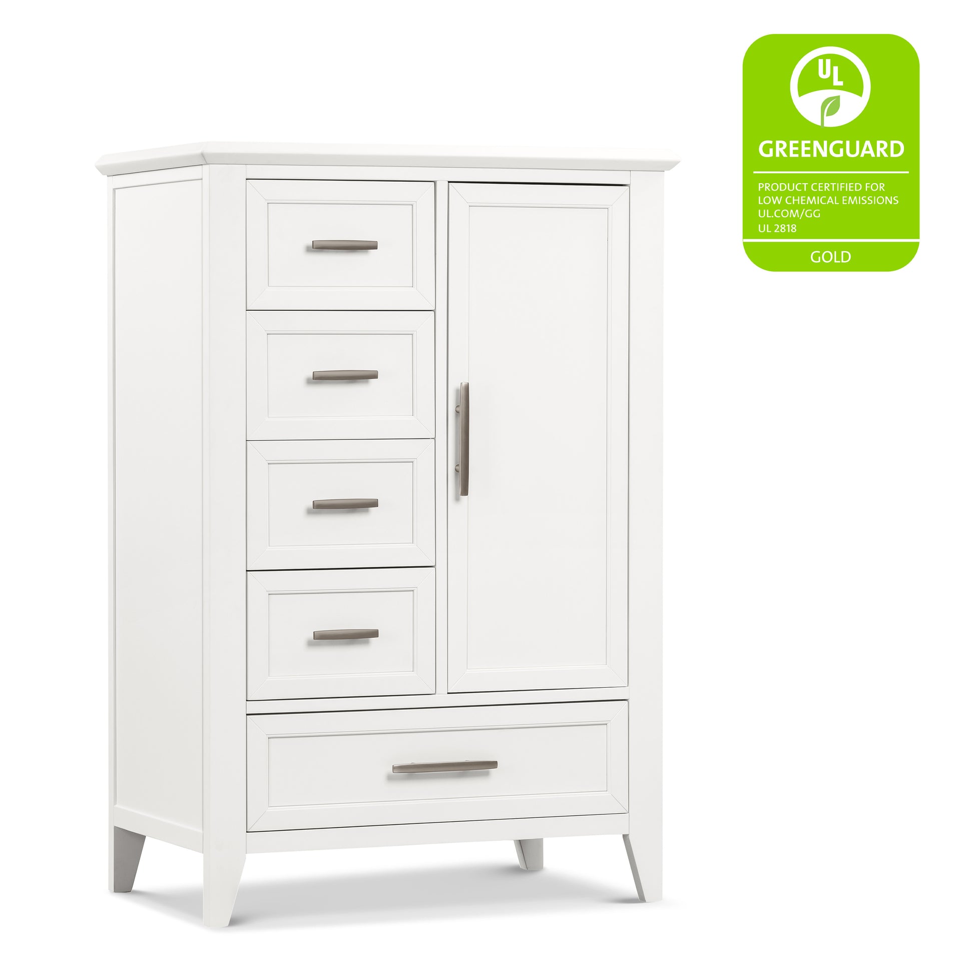 B14427RW,Monogram by Namesake,Beckett Chifforobe in Warm White