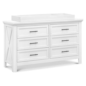 M0619LW,The MDB Family,Universal Wide Removable Changing Tray in Linen White