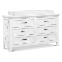 M0619LW,The MDB Family,Universal Wide Removable Changing Tray in Linen White