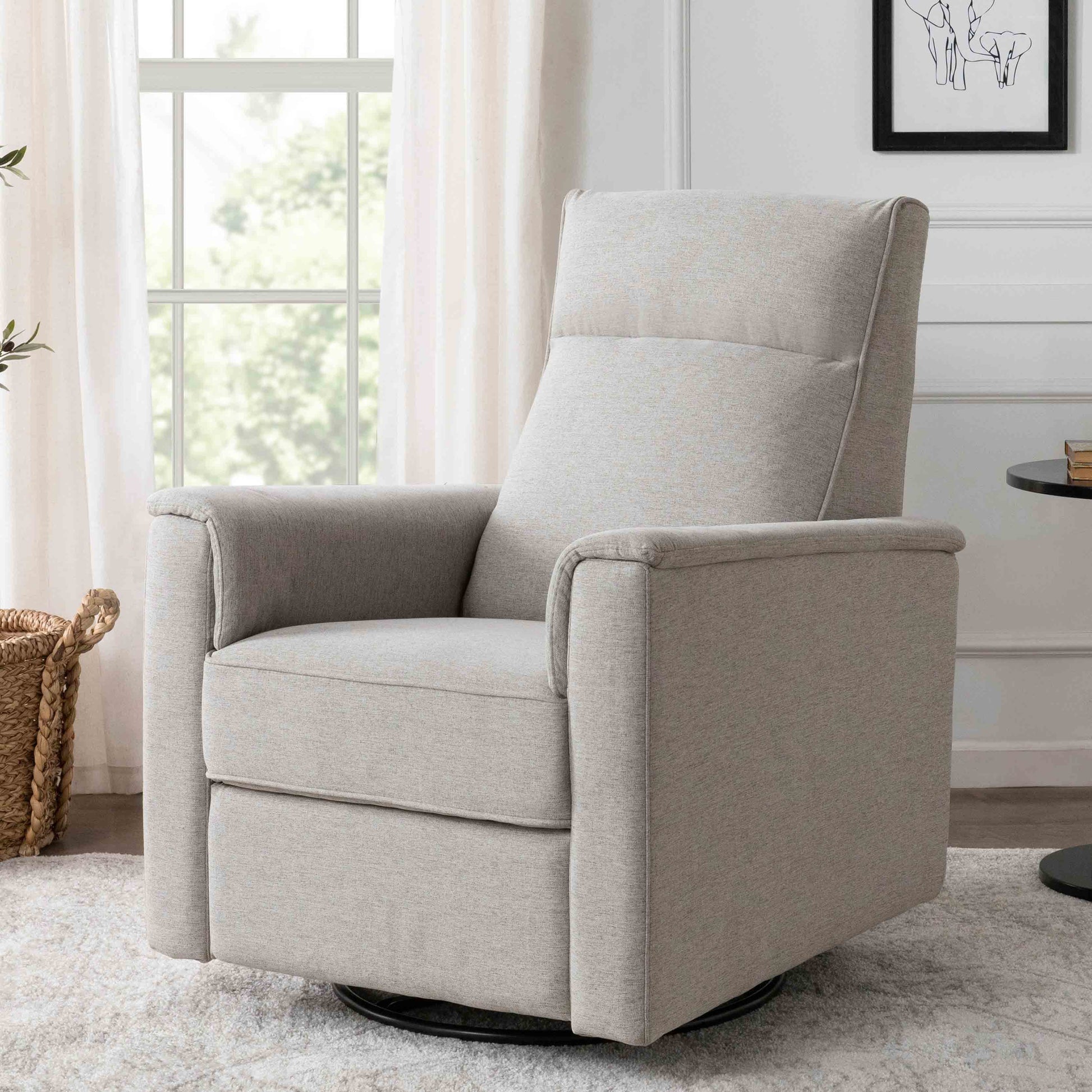 M17187PGEW,Namesake,Willa Recliner in Performance Grey Eco-Weave