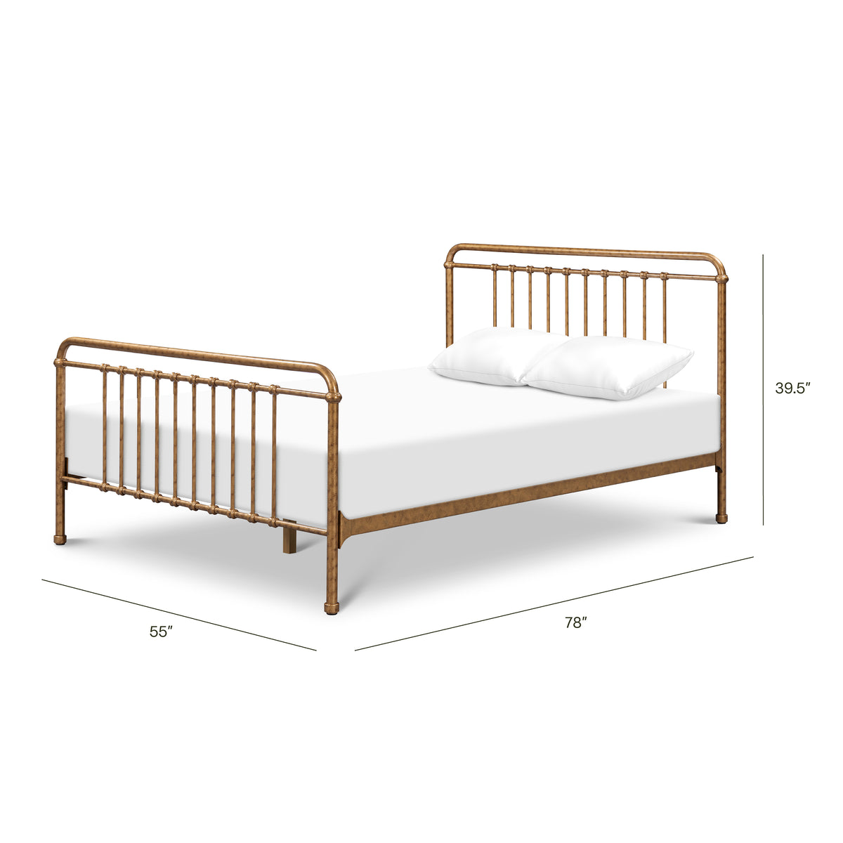 Winston Full Bed - dimensions
