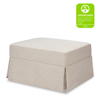 Crawford Gliding Ottoman in Eco-Performance Fabric | Water Repellent & Stain Resistant