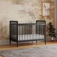 M7101B,Namesake,Liberty 3-in-1 Convertible Spindle Crib w/Toddler Bed Conversion Kit in Black