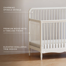 M7141RW,Namesake,Liberty 4-in-1 Convertible Spindle Crib in Warm White