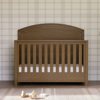 B26401LDF,Monogram by Namesake,Hemsted 4-in-1 Convertible Crib in Walnut Driftwood