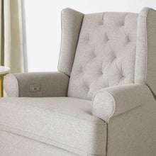 M21987PGEW,Namesake,Harbour Power Recliner in Performance Grey Eco-Weave