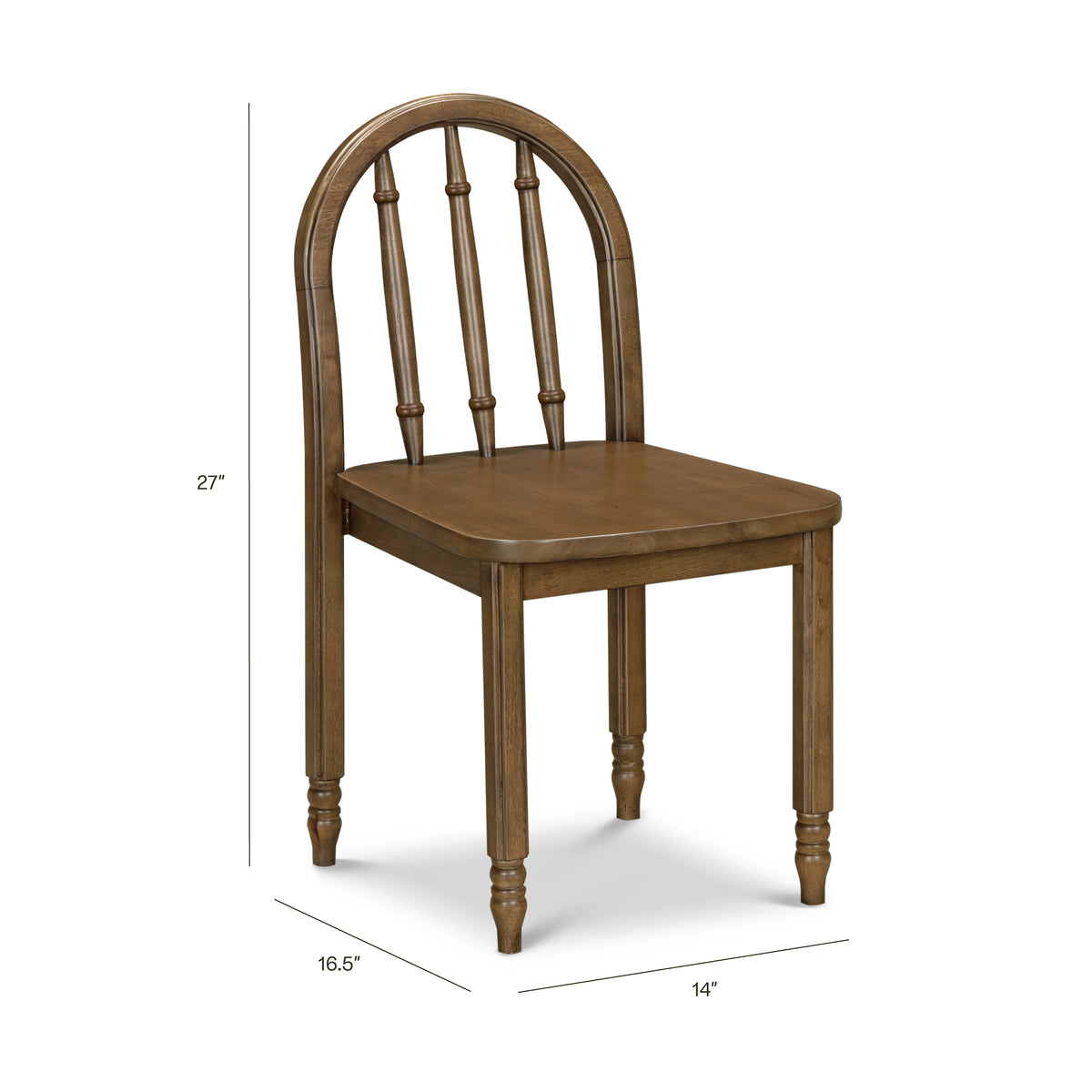 Liberty Spindle Play Chair - dimensions