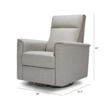 M17187PGEW,Namesake,Willa Recliner in Performance Grey Eco-Weave