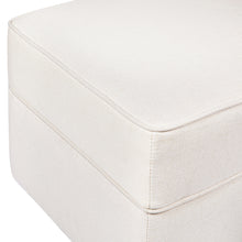 M17285PCMEW,Namesake,Willa/Alden Gliding Ottoman in Performance Cream Eco-Weave