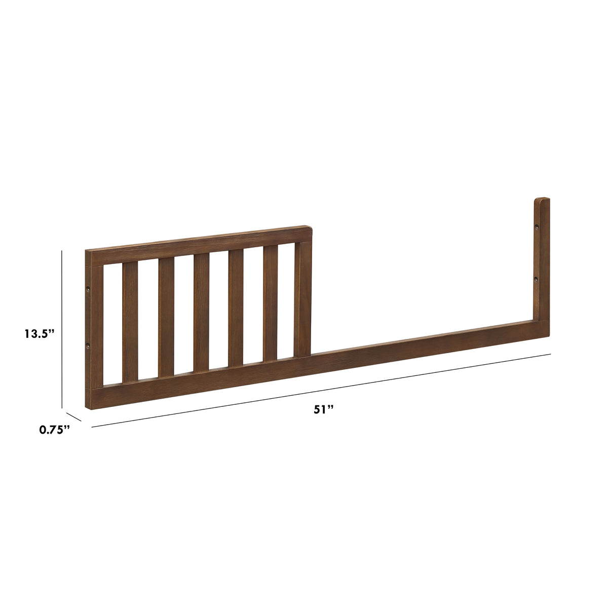 Foothill Toddler Bed Conversion Kit - dimensions