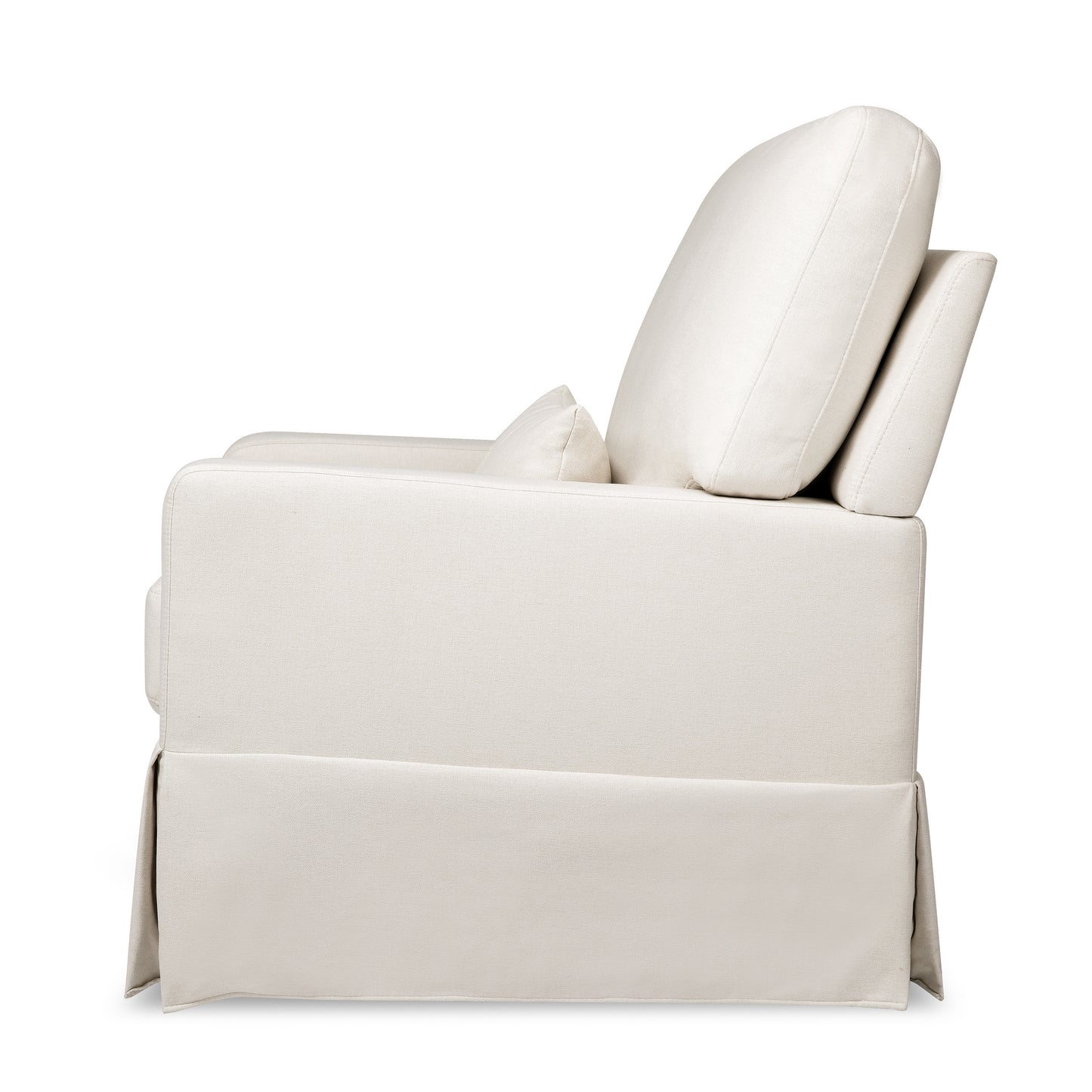 M21787PCMEW,Crawford Pillowback Comfort Swivel Glider in Performance Cream Eco-Weave