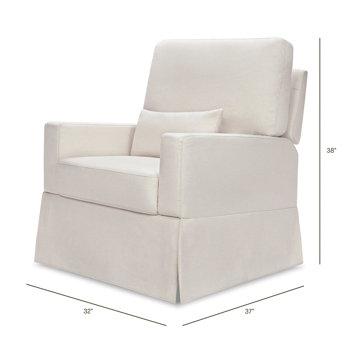 Crawford Recliner and Swivel Glider - dimensions