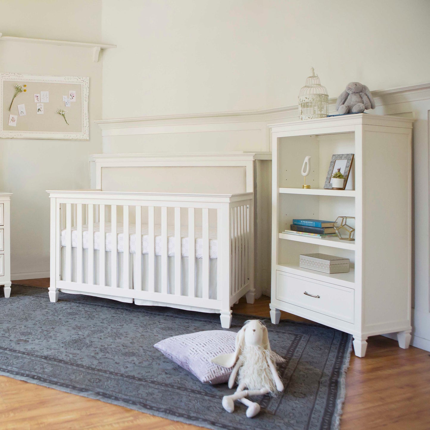 M15814RW,Namesake,Darlington Bookcase in Warm White