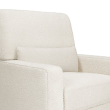 M21787WBIF,Namesake,Crawford Pillowback Comfort Swivel Glider in Ivory Boucle with Ivory Tassel Fringe