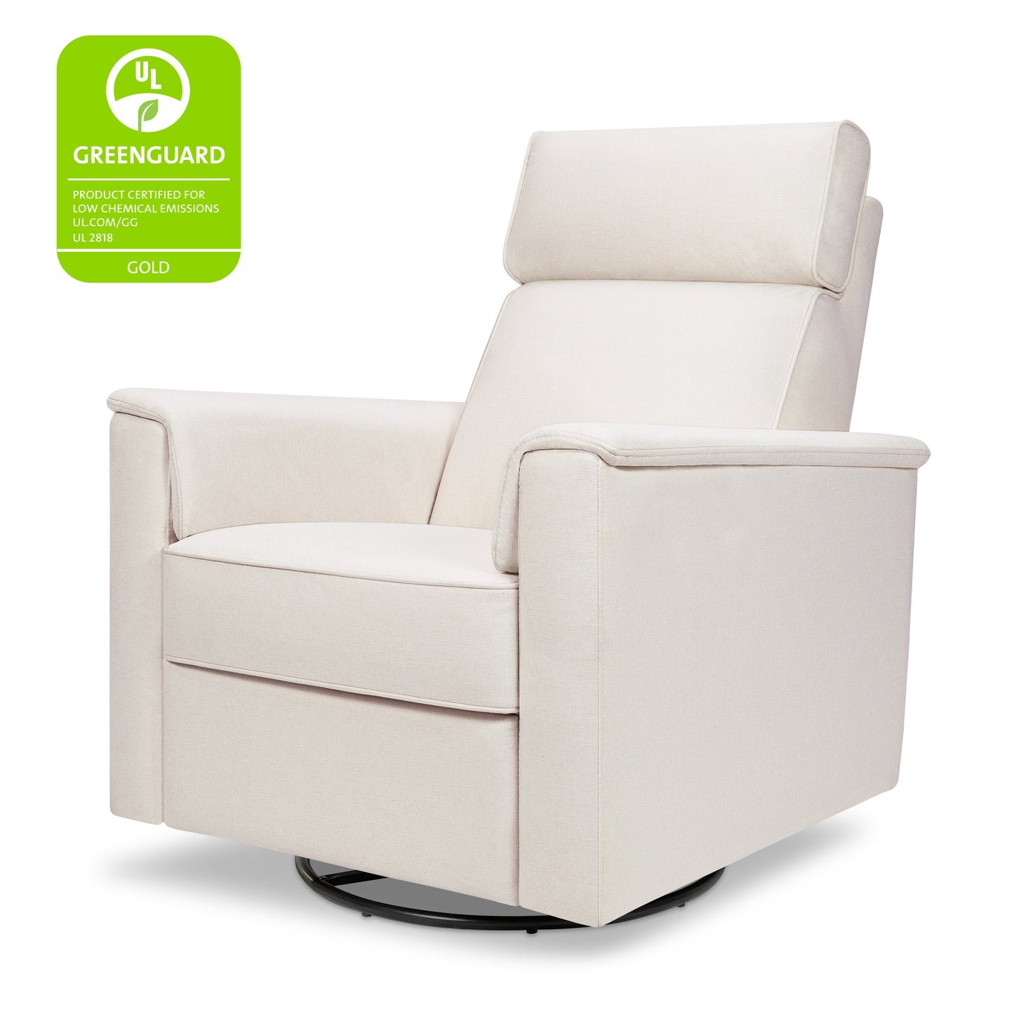 M17182PCMEW,Namesake,Willa Pro Power Glider Recliner w/ Power Lumbar in Performance Cream Eco-Weave