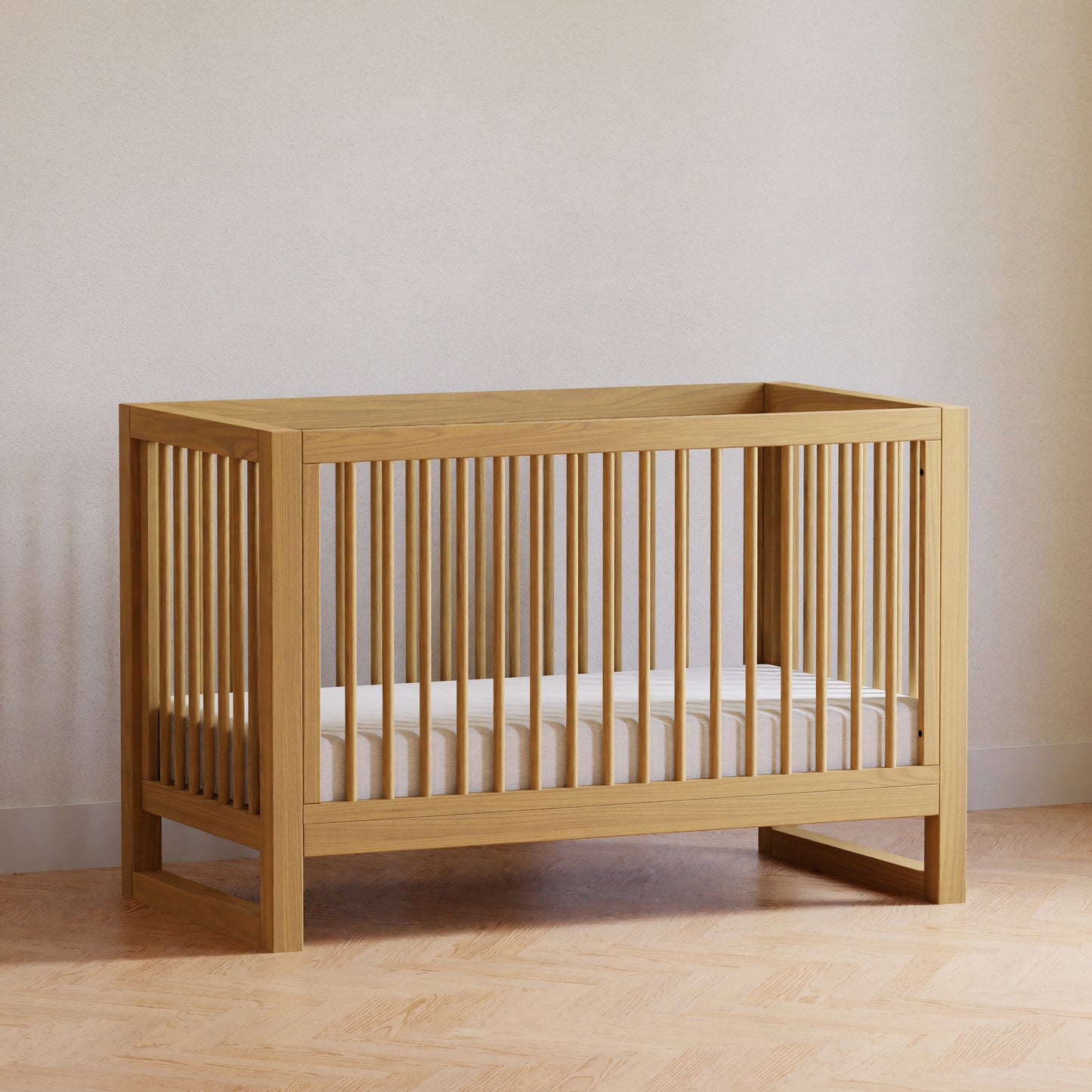 M23301HY,Namesake,Nantucket 3-in-1 Convertible Crib w/Toddler Bed Conversion Kit in Honey