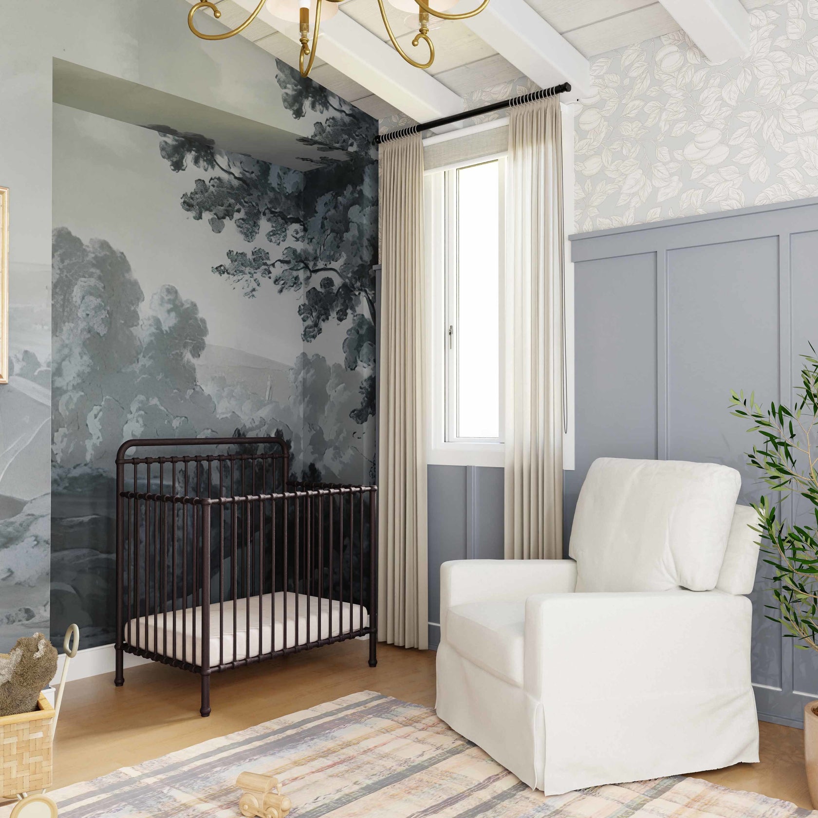 Namesake Winston Mini Crib Twin Size Conversion Kit