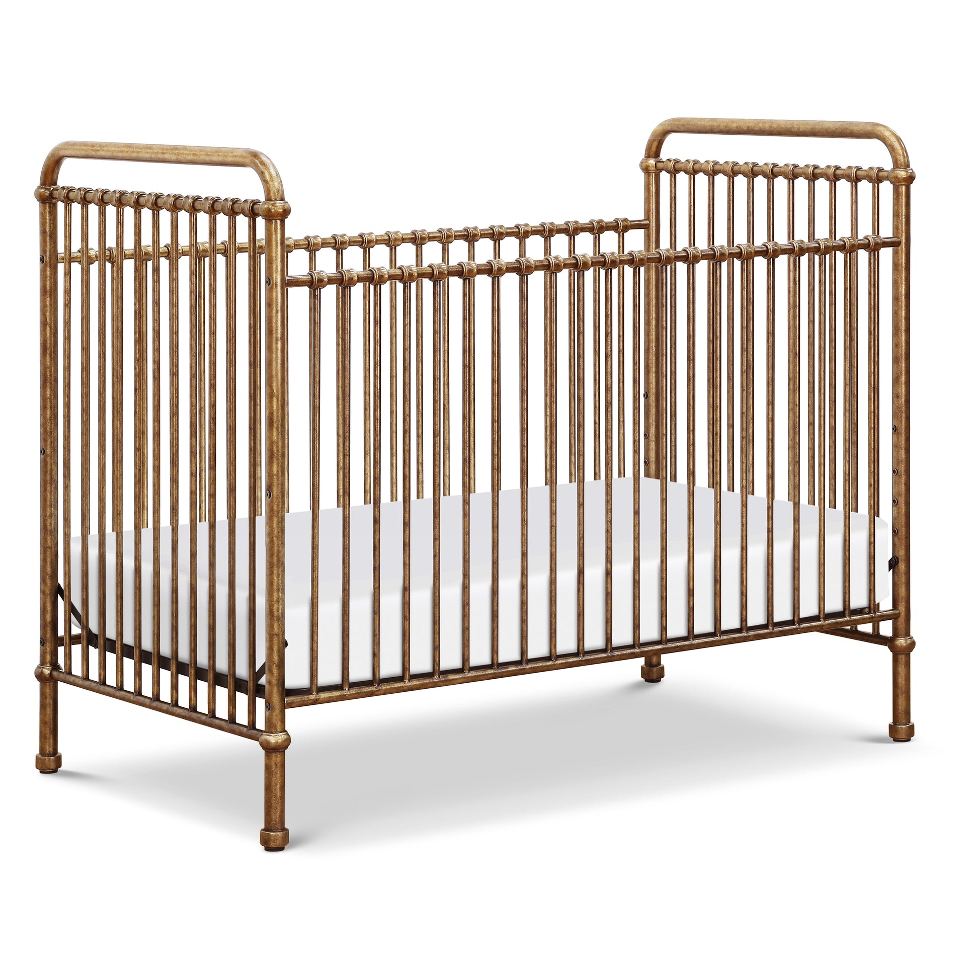 M15501VG,Namesake,Abigail 3-in-1 Convertible Crib in Vintage Gold