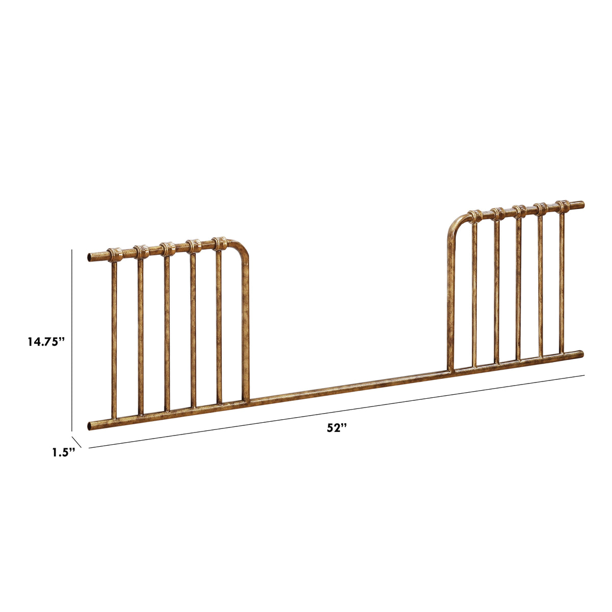 Abigail-Winston Toddler Bed Conversion Kit - dimensions