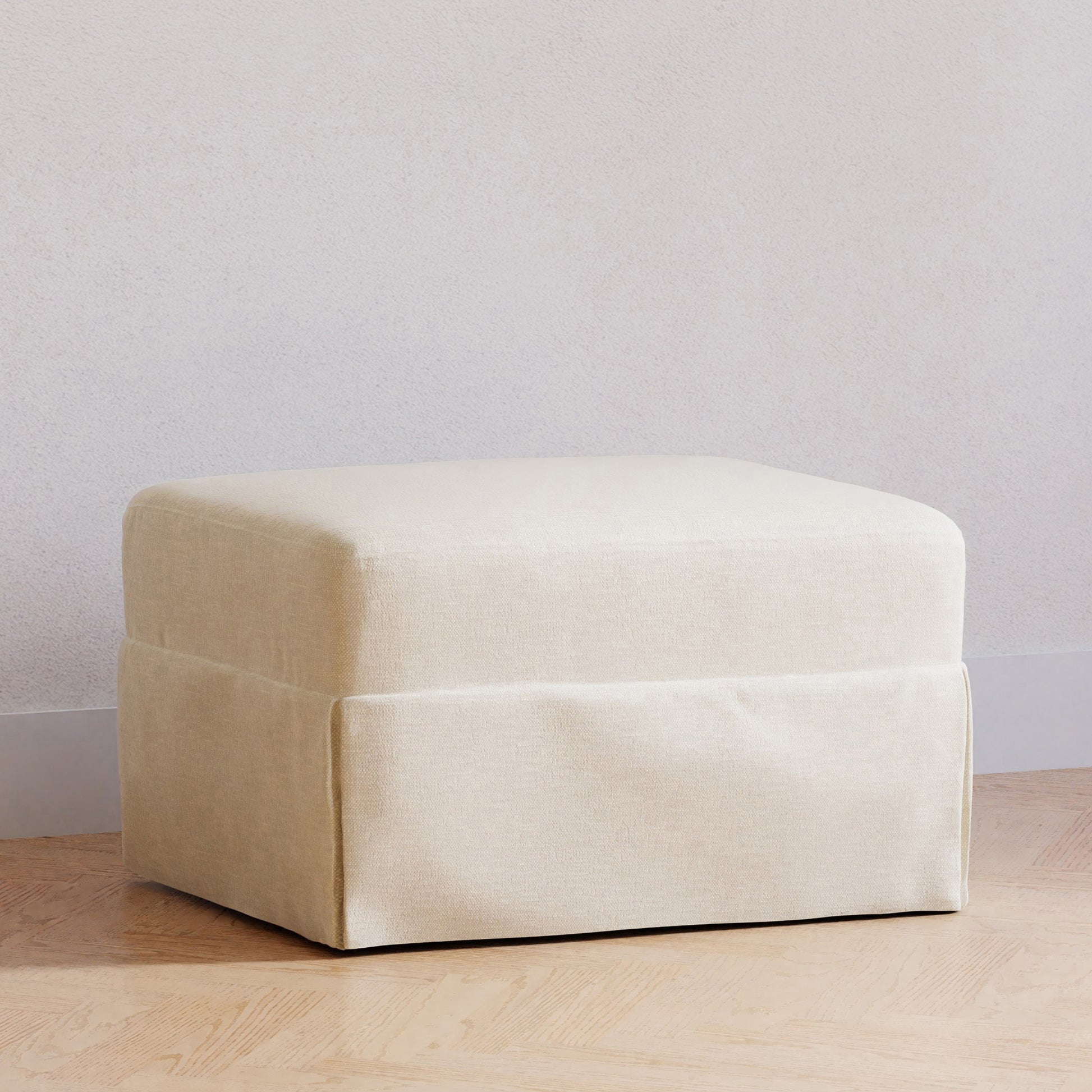 M21785PCMEW,Crawford Gliding Ottoman in Performance Cream Eco-Weave