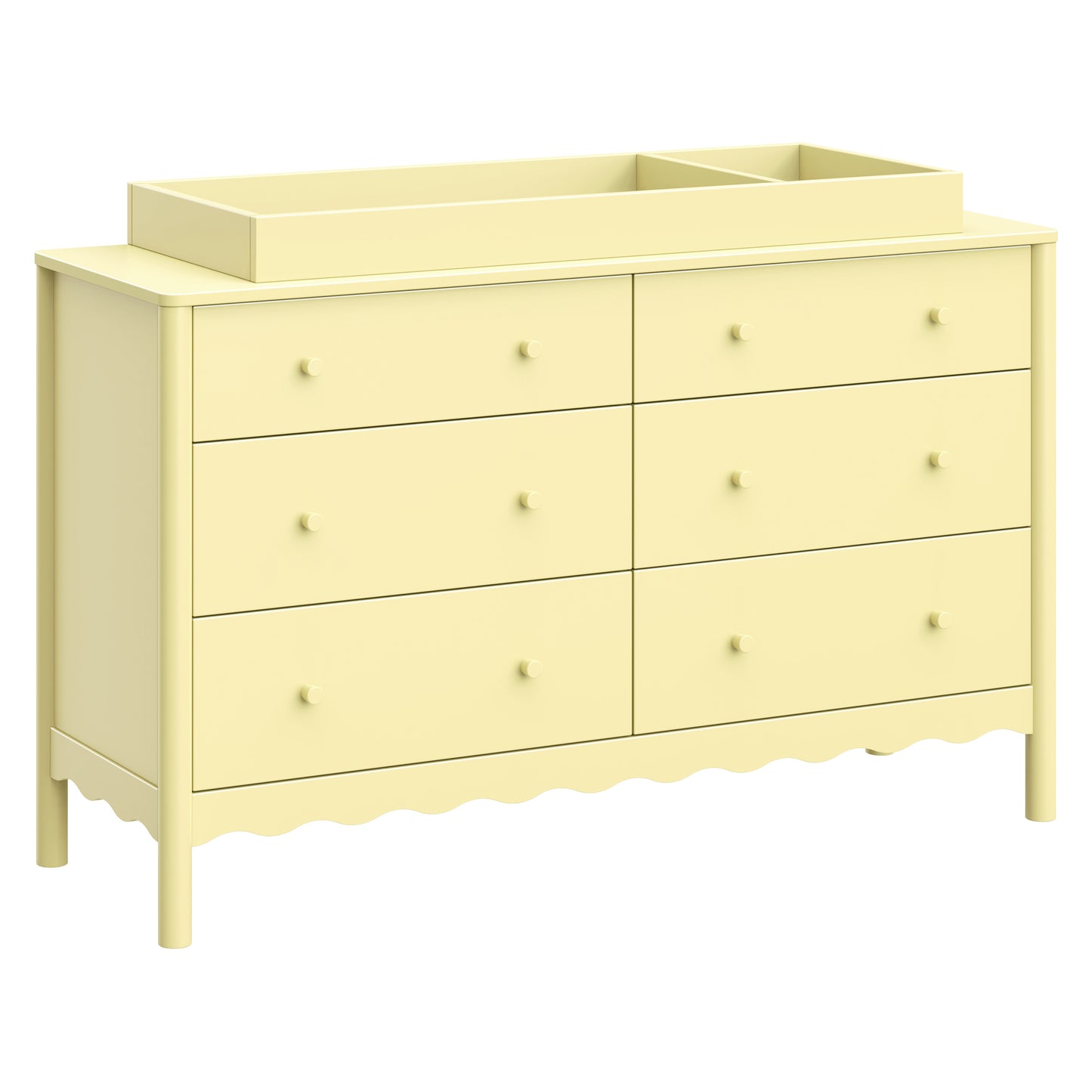 M0619PY,The MDB Family,Universal Wide Removable Changing Tray in Pale Yellow