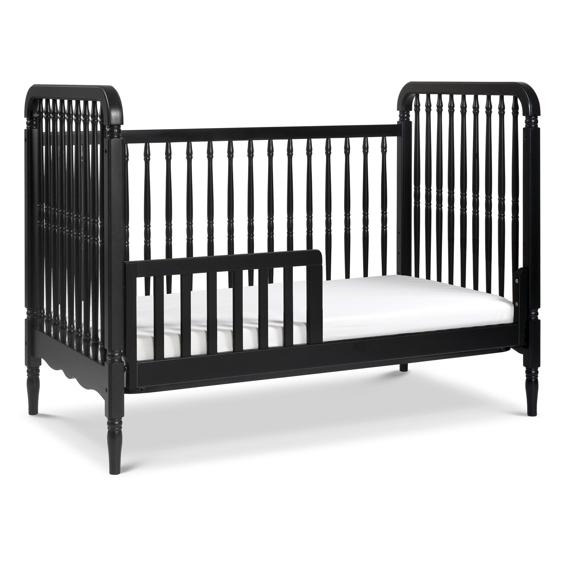 M7101B,Namesake,Liberty 3-in-1 Convertible Spindle Crib w/Toddler Bed Conversion Kit in Black