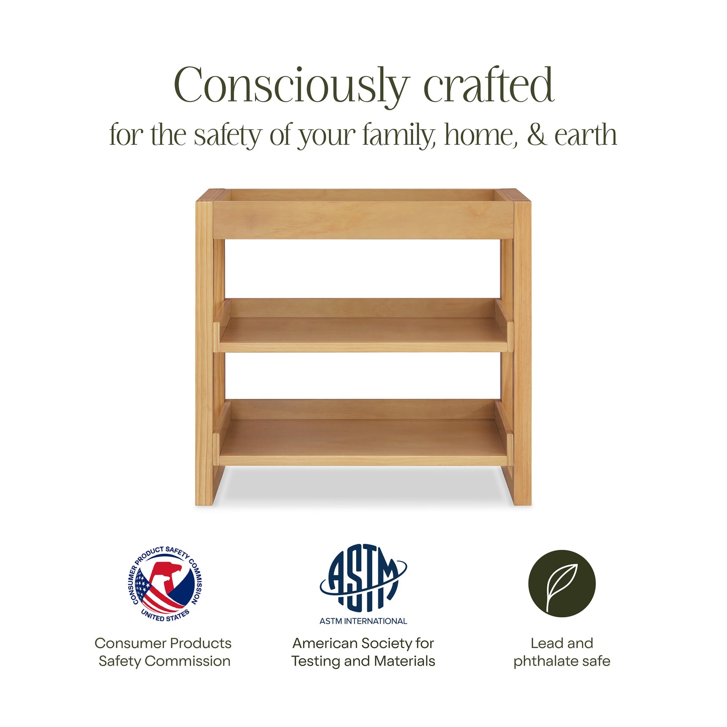 M23302HY,Namesake,Nantucket Changing Table in Honey