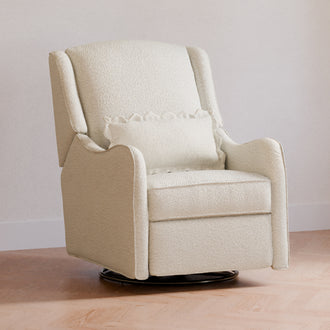 M27787WB,Devon Recliner and Swivel Glider in Ivory Boucle