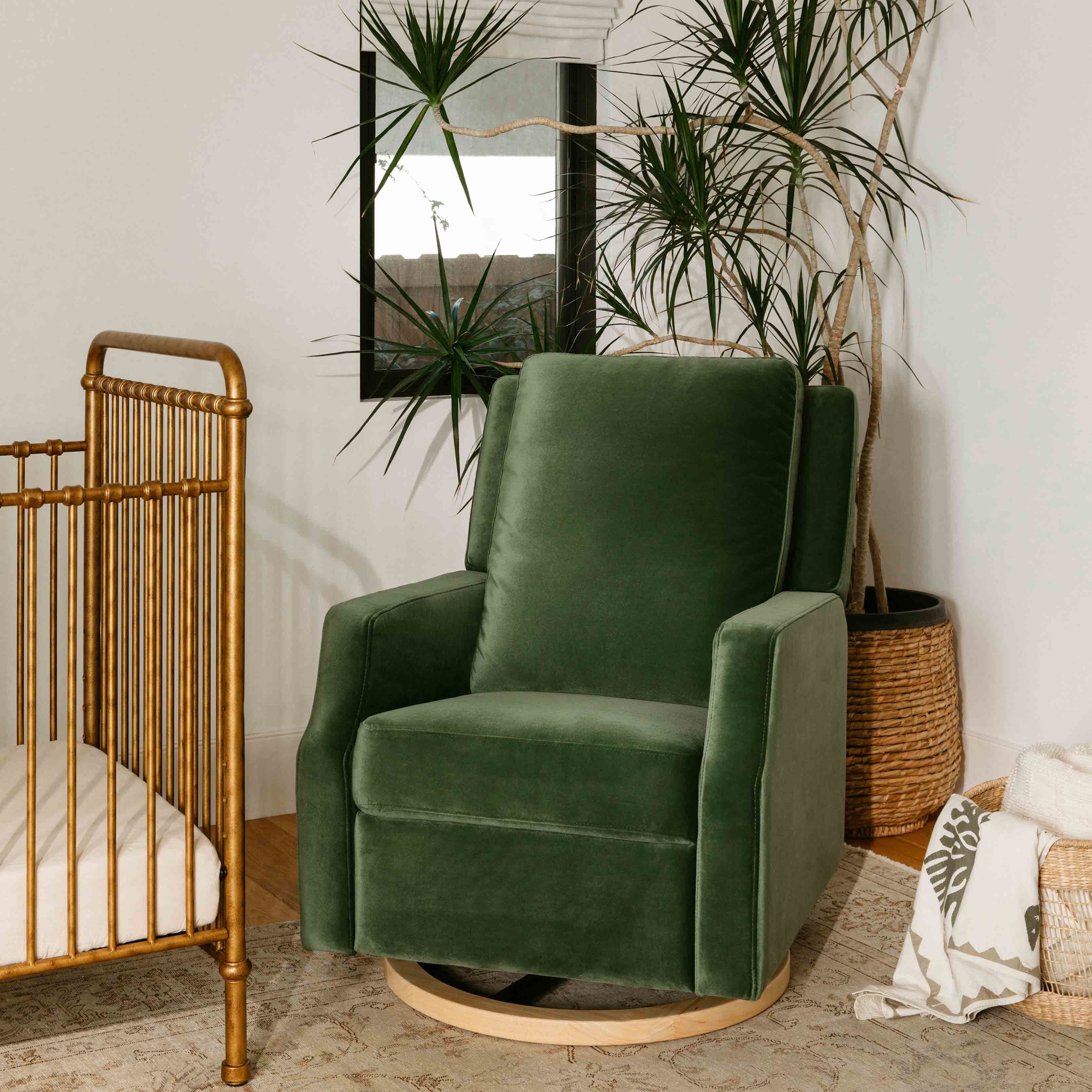 Green nursery chair online