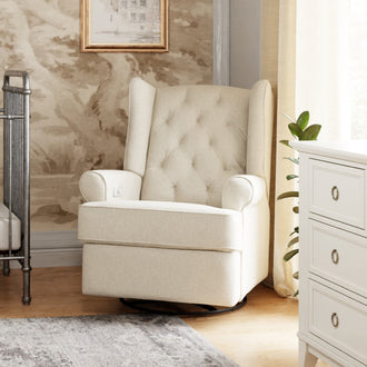Harbour Electronic Recliner and Swivel Glider in Eco-Performance Fabric with USB port | Water Repellent & Stain Resistant