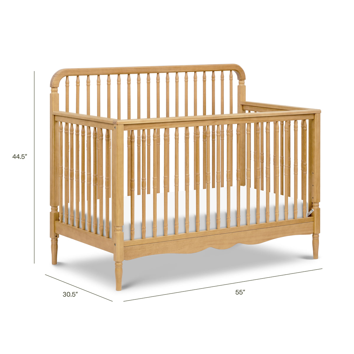 Liberty 4-in-1 Convertible Spindle Crib - dimensions