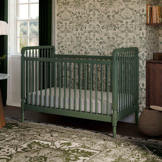 M7101FRGR,Namesake,Liberty 3-in-1 Convertible Spindle Crib w/Toddler Bed Conversion Kit in Forest Green