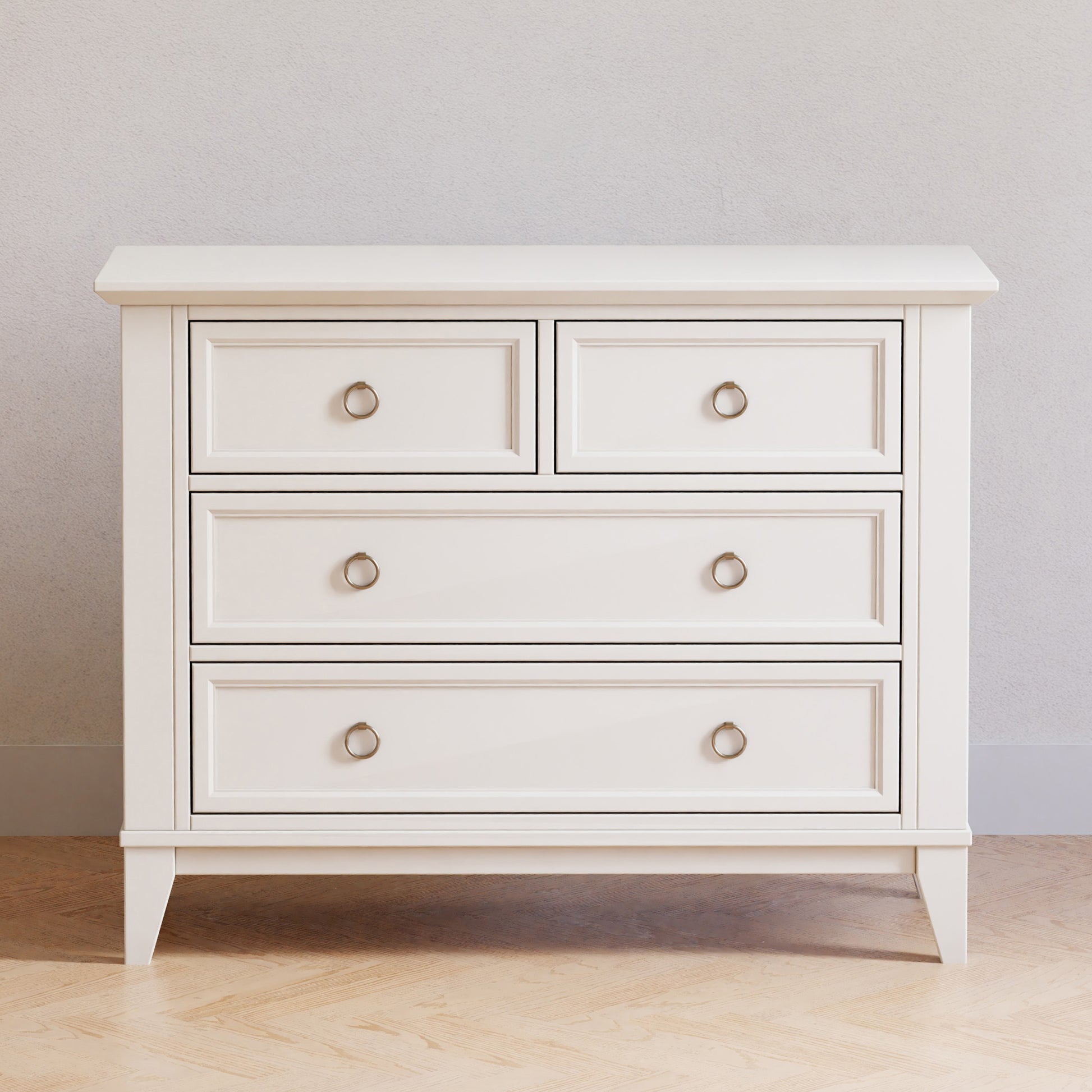 M10716RW,Namesake,Emma Regency 4-Drawer Dresser in Warm White