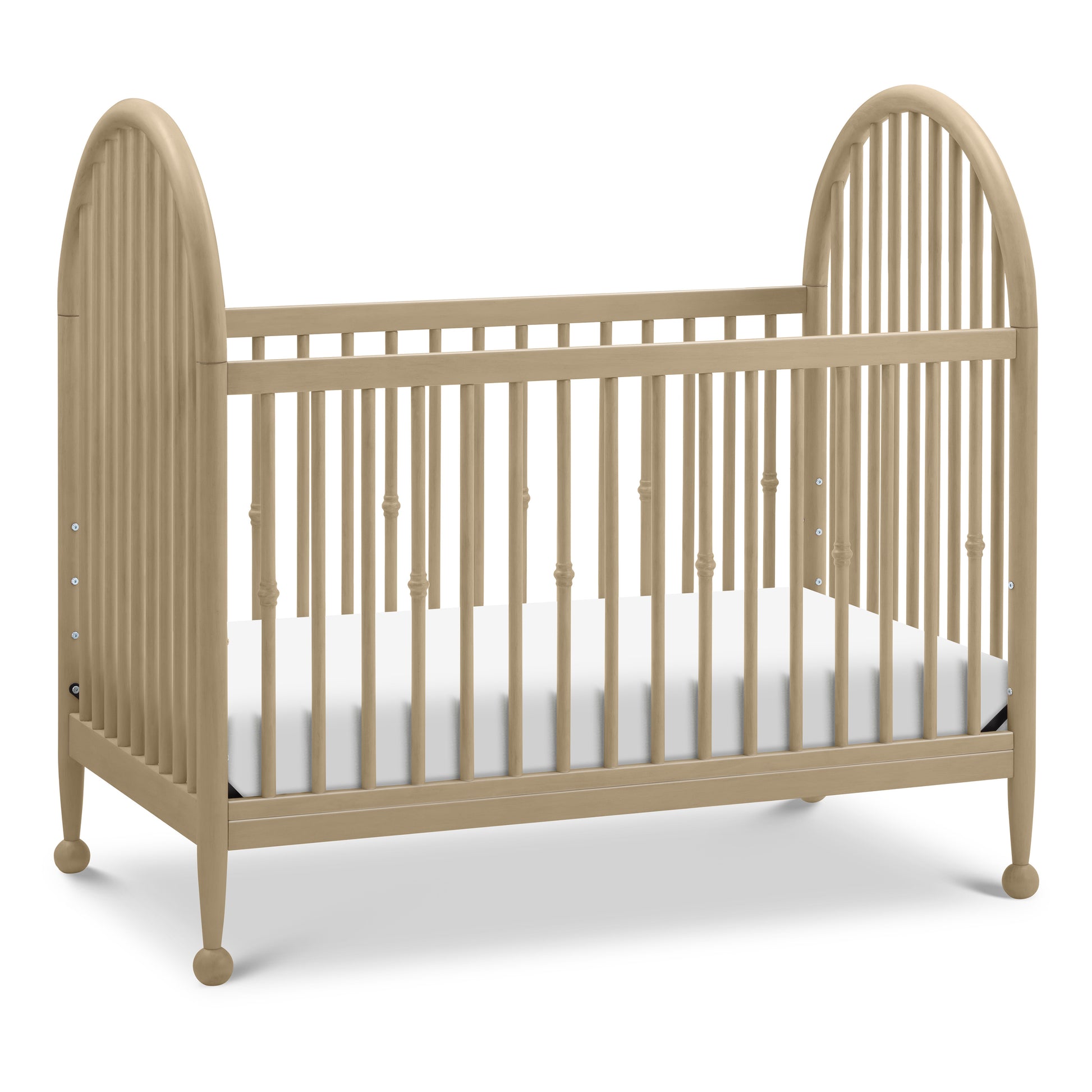 M31401WP,Namesake,Alouette 3-in-1 Convertible Spindle Crib in Washed Pine