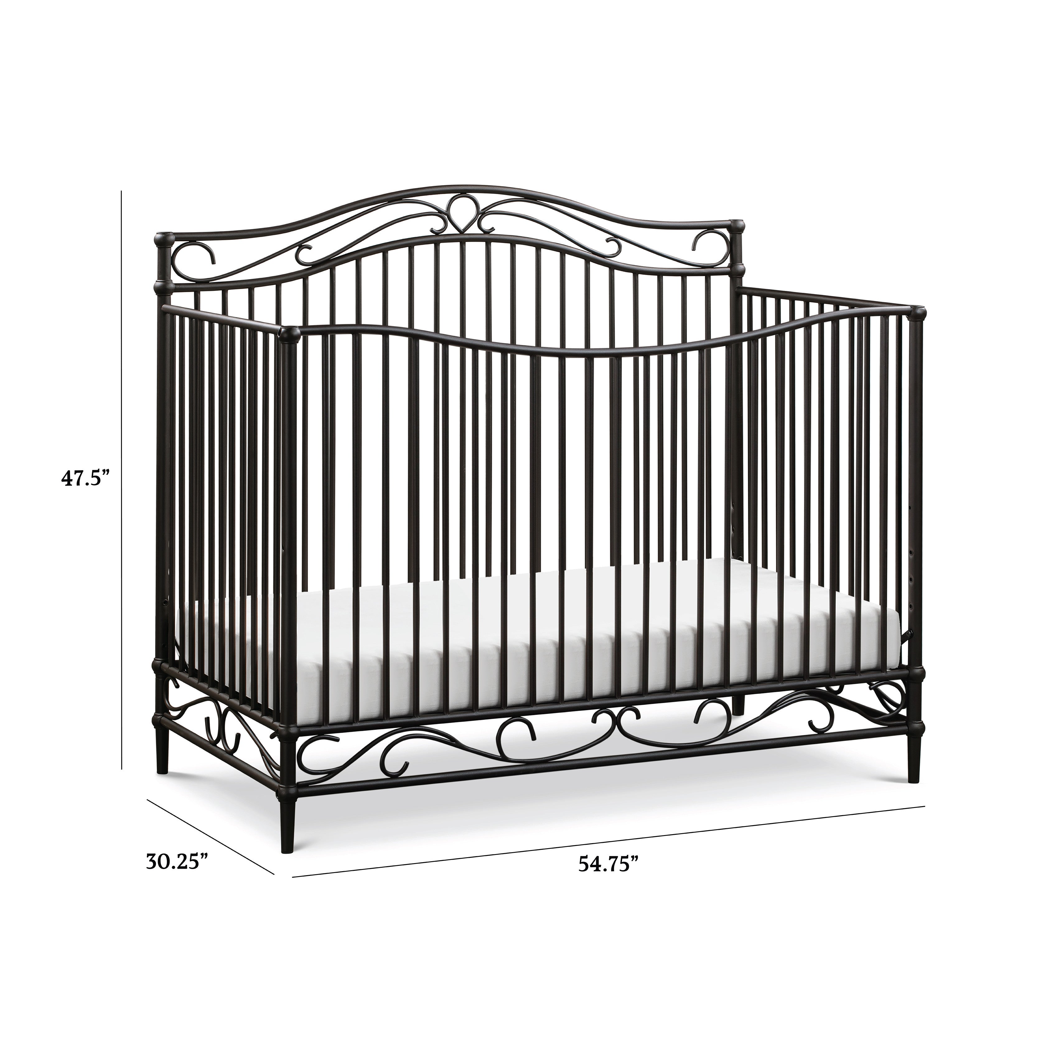 Antique iron crib online