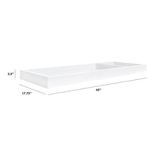 M0619LW,Universal Wide Removable Changing Tray in Linen White
