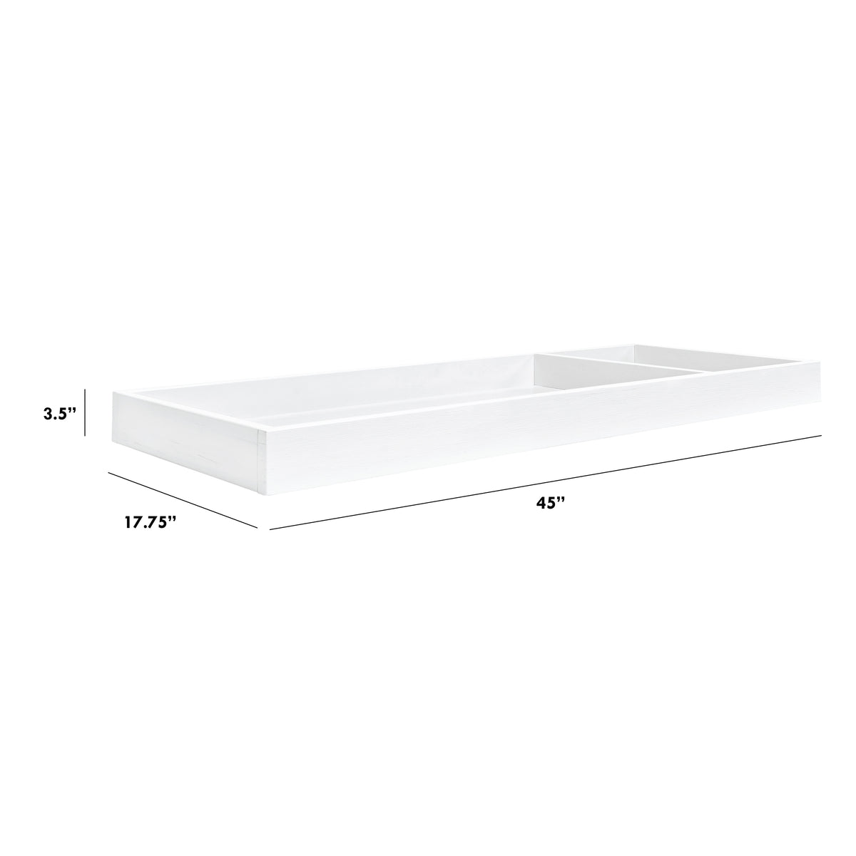 Universal Wide Removable Changing Tray - dimensions